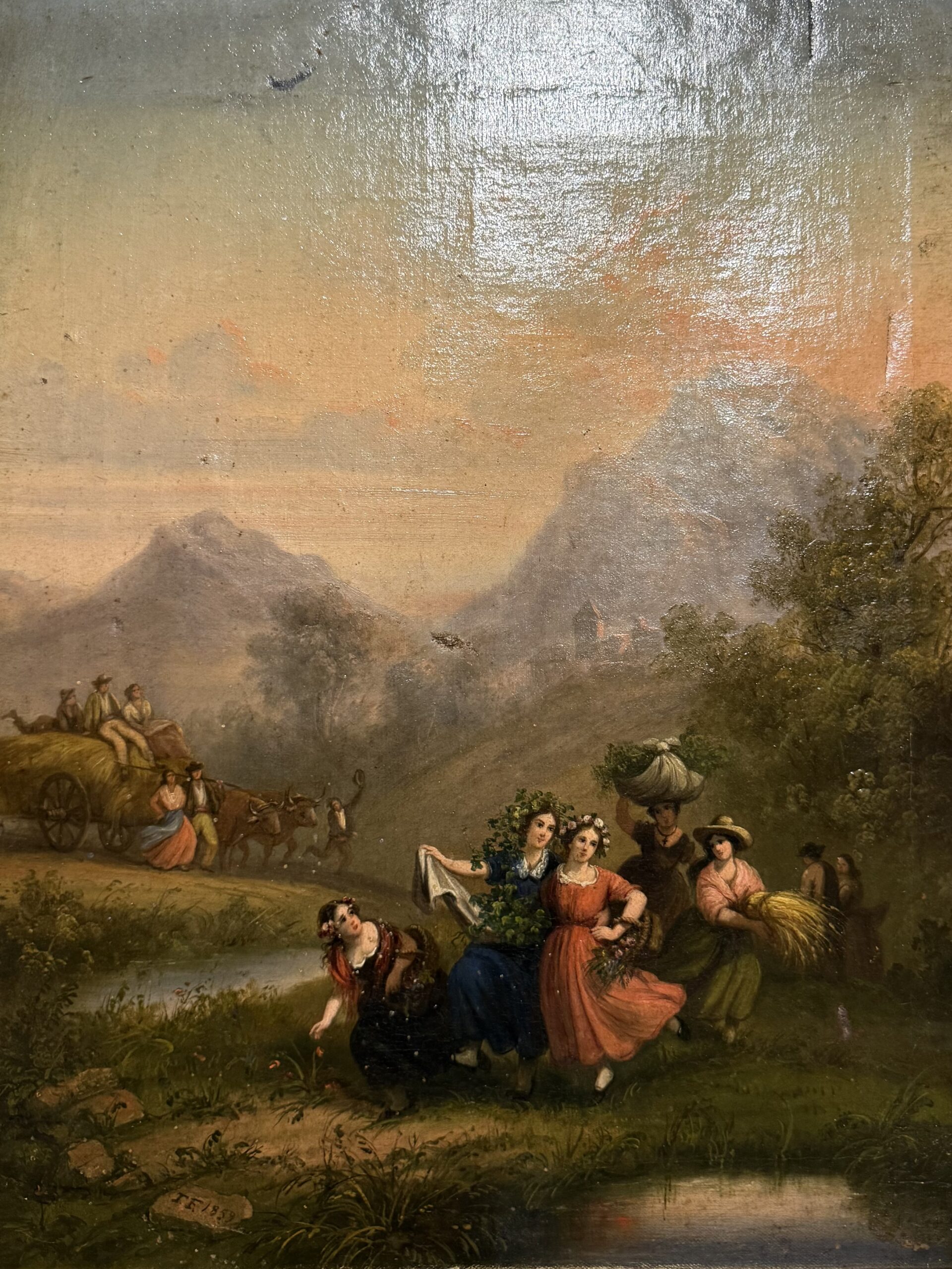 Escena campestre, arte clásico — RUSTICARTE